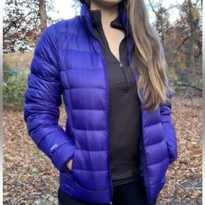 Eddie Bauer - Down Coat - Purple / Blue - Lightweight but Super Warm!